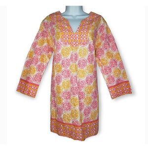 Vineyard Vines Citrus Tunic, S. 100% Cotton. Dress Beach Cover Up. Summer!